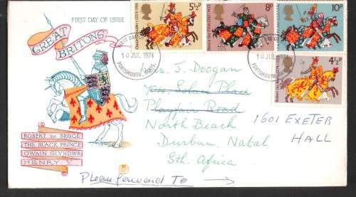 GB 1974 Great Britons [FDC]