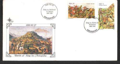 RSA 1981 Battle of Amajuba 1881 Volksrust FDC 3.27