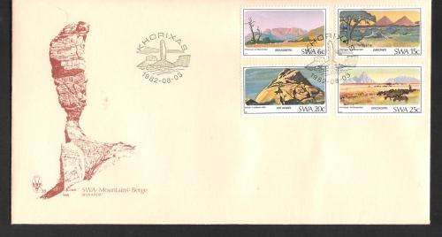 SWA 1982 Mountains "Mukarob" FDC 38