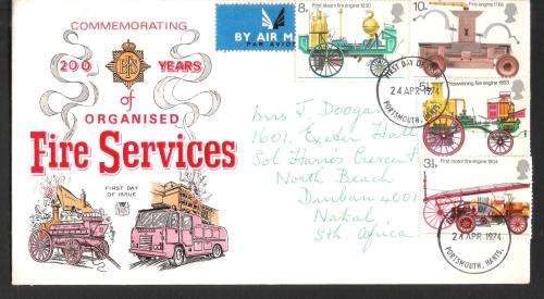 GB 1974 200 years of Organised Fire Services