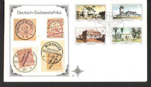 SWA 1977 Deutsch Sudwestafrika FDC 21