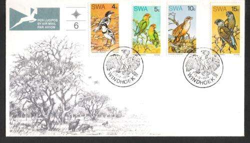 SWA 1974 Rare Birds FDC 6