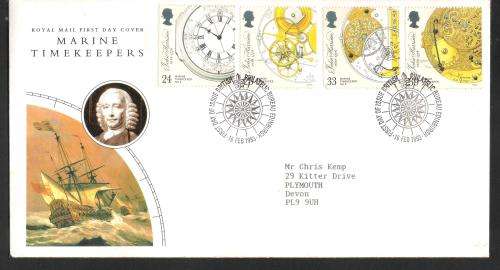 GB 1993 Marine Timekeepers FDC