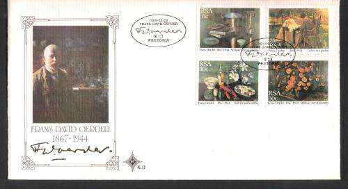 RSA 1985 Frans David Oerder FDC 4.11