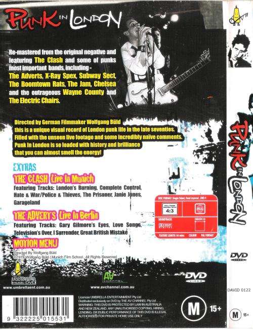 Punk in London [DVD]