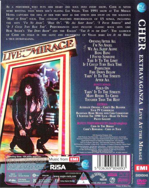 Cher Extravaganza - Live at the Mirage [DVD]
