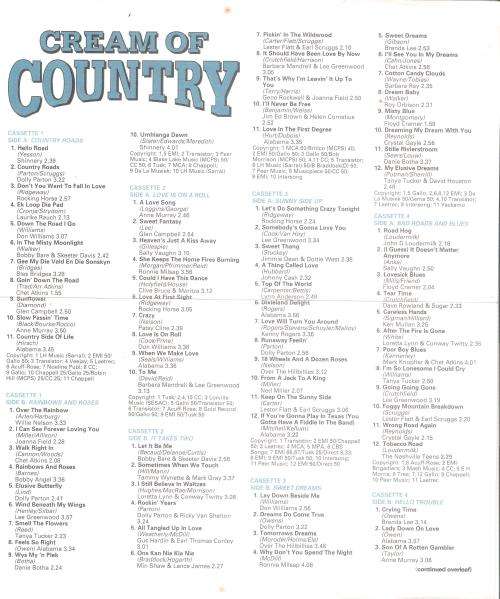 Cream of Country 5 x Audio Cassette Set [Tape]