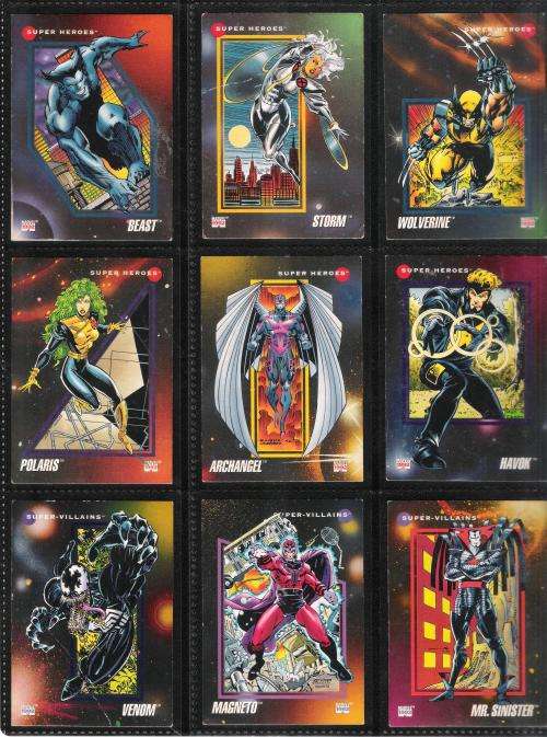 1992 Impel Marvel Universe - 15 x Trading Cards [Loose]