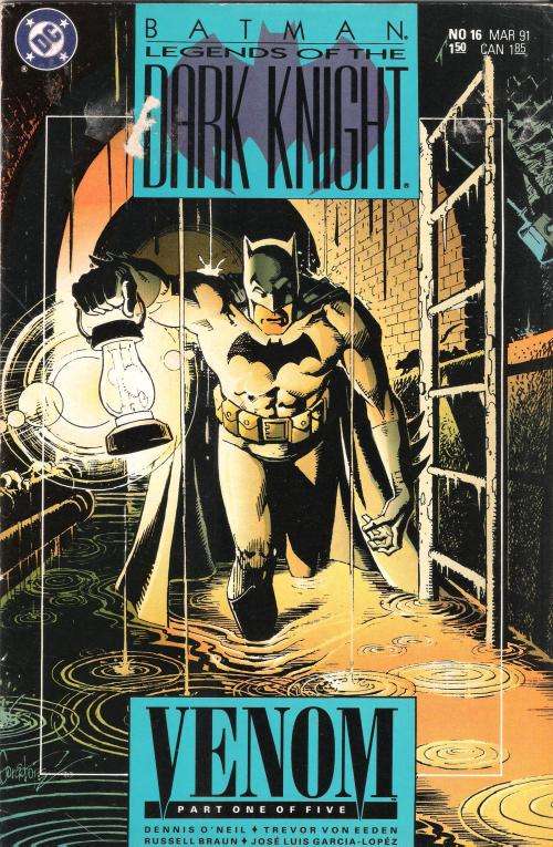 DC Batman: Legends of the Dark Knight #16-20 - VENOM - Mar '91 to Jul '91 (5 x Comic Book Story Arc)