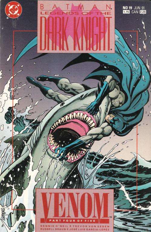 DC Batman: Legends of the Dark Knight #16-20 - VENOM - Mar '91 to Jul '91 (5 x Comic Book Story Arc)