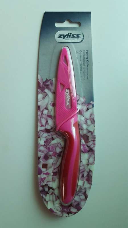 Zyliss - Paring Knife with blade cover (95mm) [Stainless/Inox]