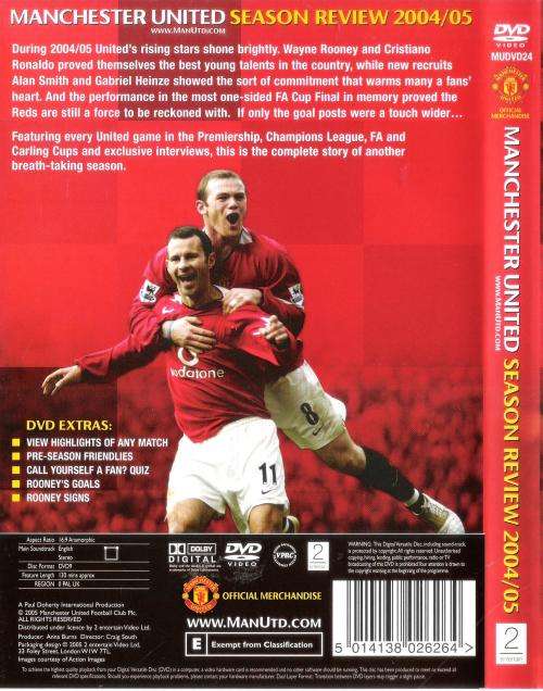 Manchester United - Season Review 2004/5 [DVD]
