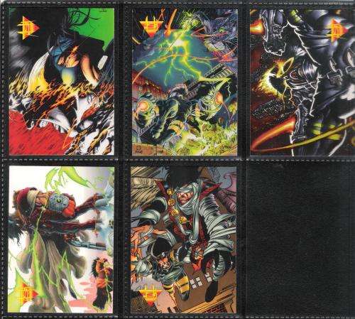 1997 Dynamic Forces Ash 5 x Trading Cards [Loose]