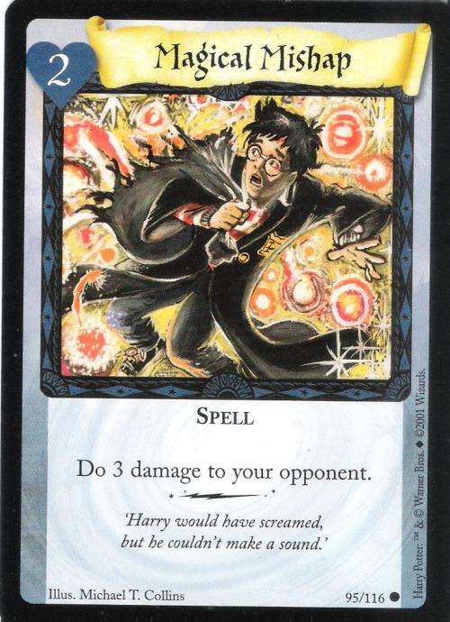 Harry Potter Trading Card Game #95 - Magical Mishap