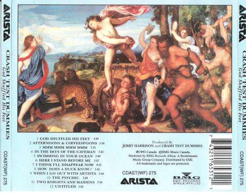 The Crash Test Dummies - God Shuffled His Feet [CD]
