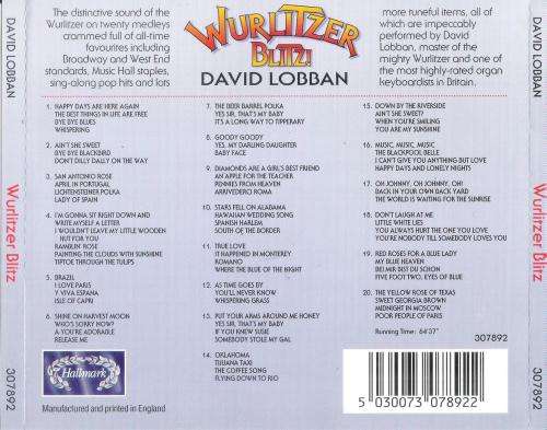 WurliTzer BliTz! - David Lobban [CD]