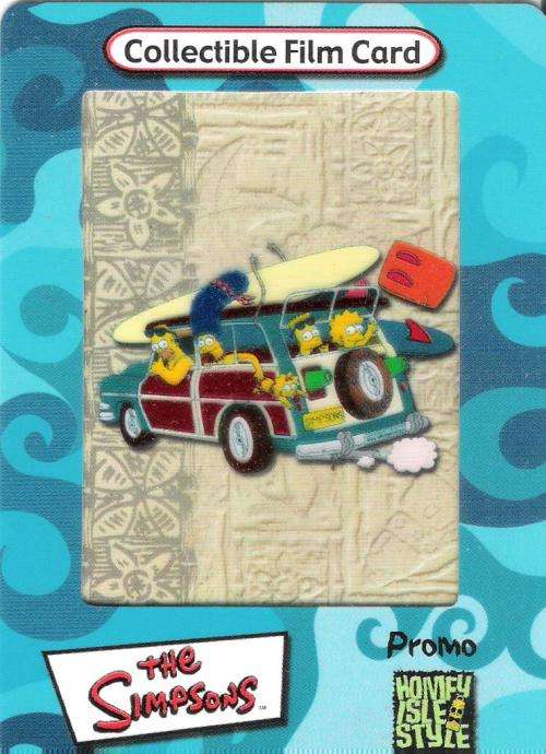 2000 Artbox The Simpsons Collectible Film Card Promo #NNO Homey Isle Style