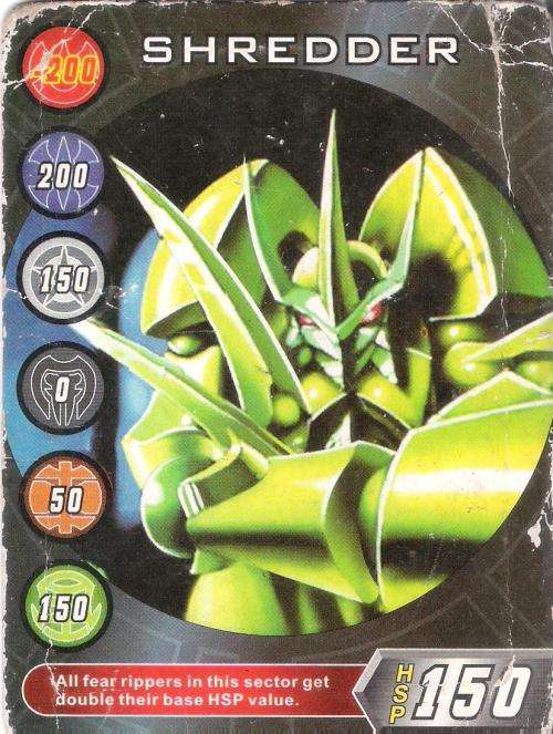 Bakugan Battle Brawlers Shredder Card [BA062]