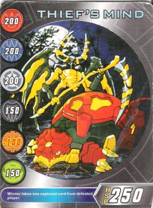 Bakugan Battle Brawlers Thief's Mind Card [BA020]