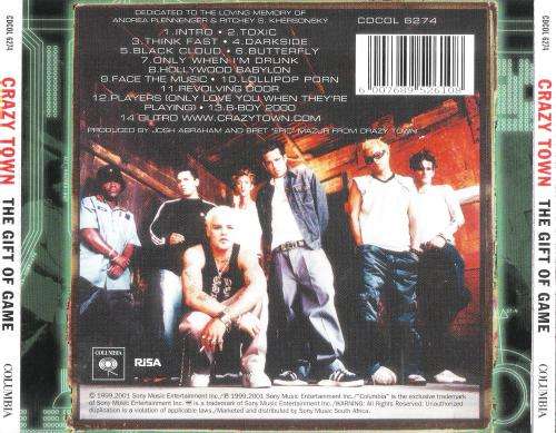 Crazy Town - The Gift of Game [CD]