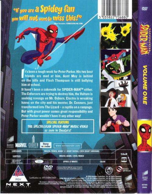 The Spectacular Spider-Man Volume One [DVD]