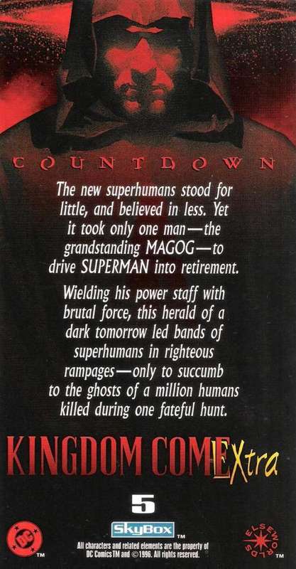 1996 SkyBox Kingdom Come Xtra #5 Trading Card [Loose]