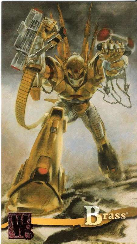 1995 Wildstorm Gallery #7 Brass Trading Card [Loose]
