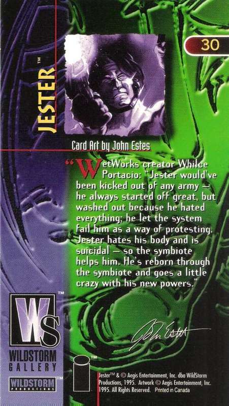 1995 Wildstorm Gallery #30 Jester Trading Card [Loose]