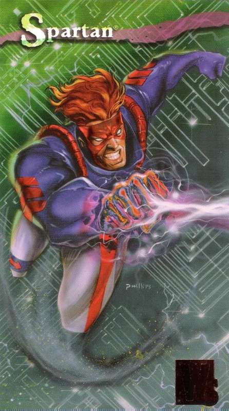 1995 Wildstorm Gallery #48 Spartan Trading Card [Loose]