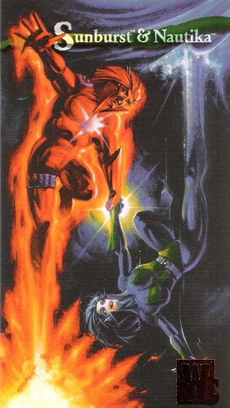 1995 Wildstorm Gallery #120 Sunburst & Nautika Trading Card [Loose]