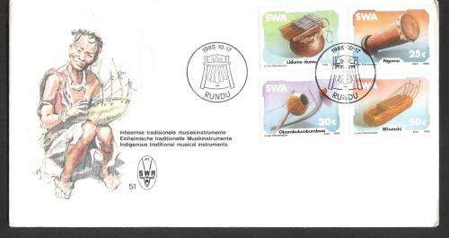 SWA 1985 Indigenous traditional musical instruments FDC 51