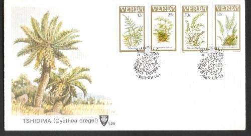 Venda 1985 Tshidima. (Cyathea dregei) FDC 1.25