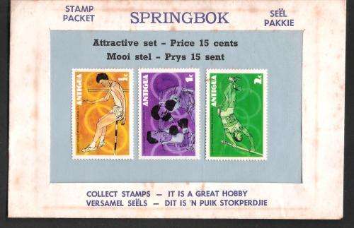 Antigua 1976 Olympic Games Montreal Canada - Springbok Stamp Packet