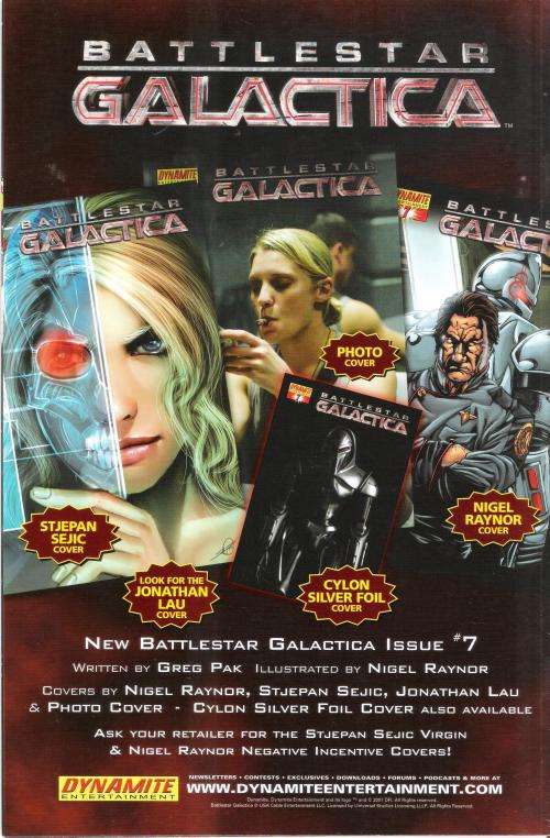 Dynamite - Battlestar Galactica #6(A) (Feb 2007) [NM]