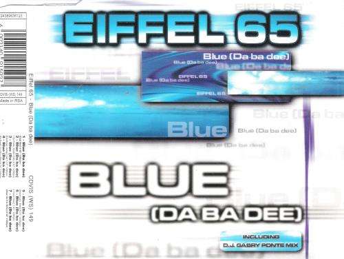 Eiffel 65 - Blue (Da Ba Dee) [CD Single]