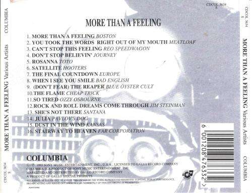 More Than a Feeling - Various Artists [CD]