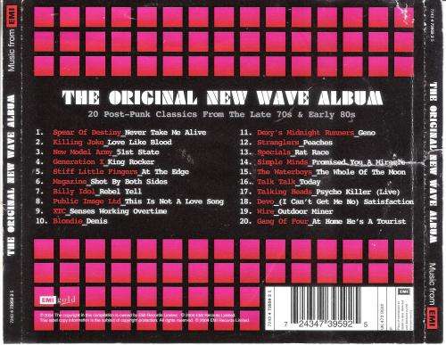 The Original New Wave Album - 20 Post-Punk Classics from the Late 70`s & Early 80`s [CD]