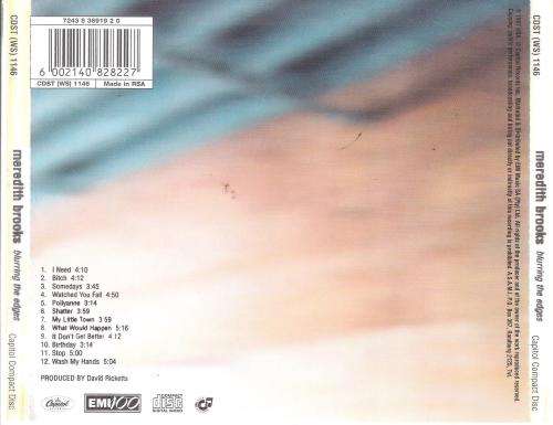 Meredith Brooks - Blurring the Edge [CD]