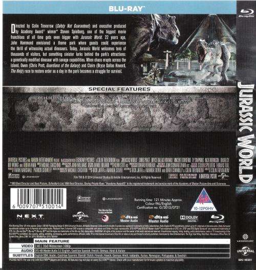 Jurassic World [Blu-ray]