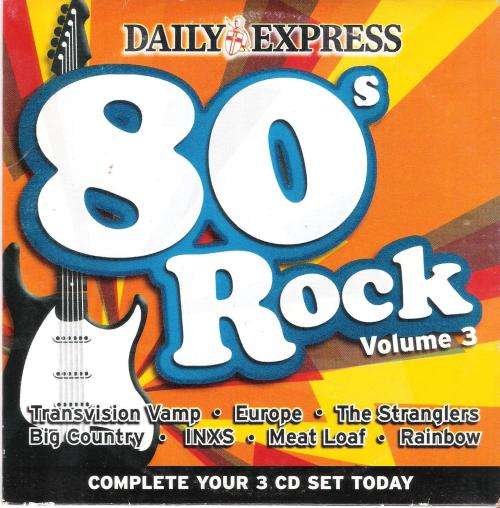 80's Rock Volume 3 - Various Artists (15 x Tracks) [CD]
