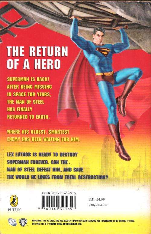 Superman Returns - Junior Novelization Based on the Warner Bros. Pictures Film (172 pgs.) [Paperback