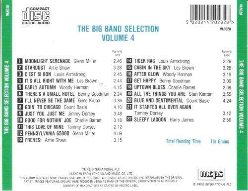 The Big Band Selection Volume 4 - Various Artists [CD]