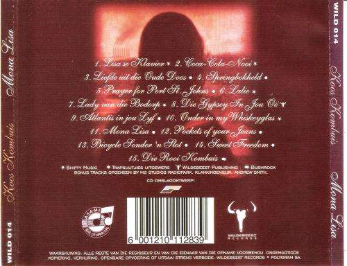 Koos Kombuis - Mona Lisa [CD]