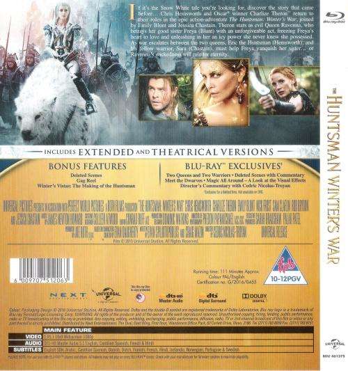 The Huntsman Winter's War [Blu-Ray]