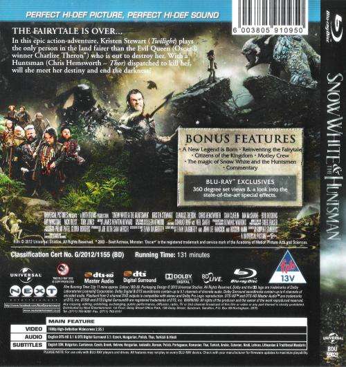 Snow White and the Huntsman [Blu-Ray]