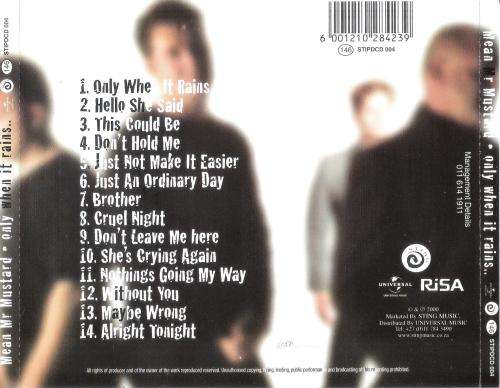 Mean Mr Mustard - only when it rains.. [CD]