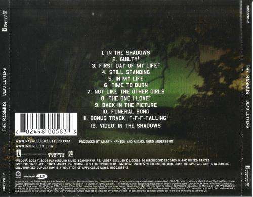 The Rasmus - Dead Letters (US Import) [CD]