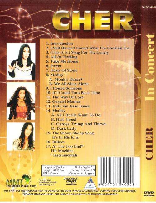 Cher in Concert [DVD]