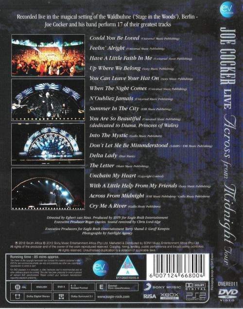 Joe Cocker Live - Across from Midnight Tour [DVD]