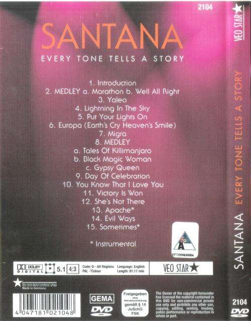 Santana - Every Note Tells a Story [DVD]